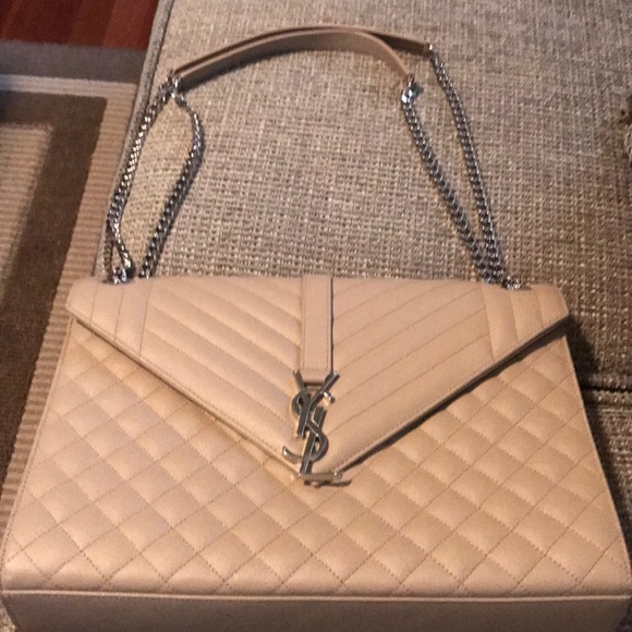Yves Saint Laurent Handbags - YSL large envelope bag
